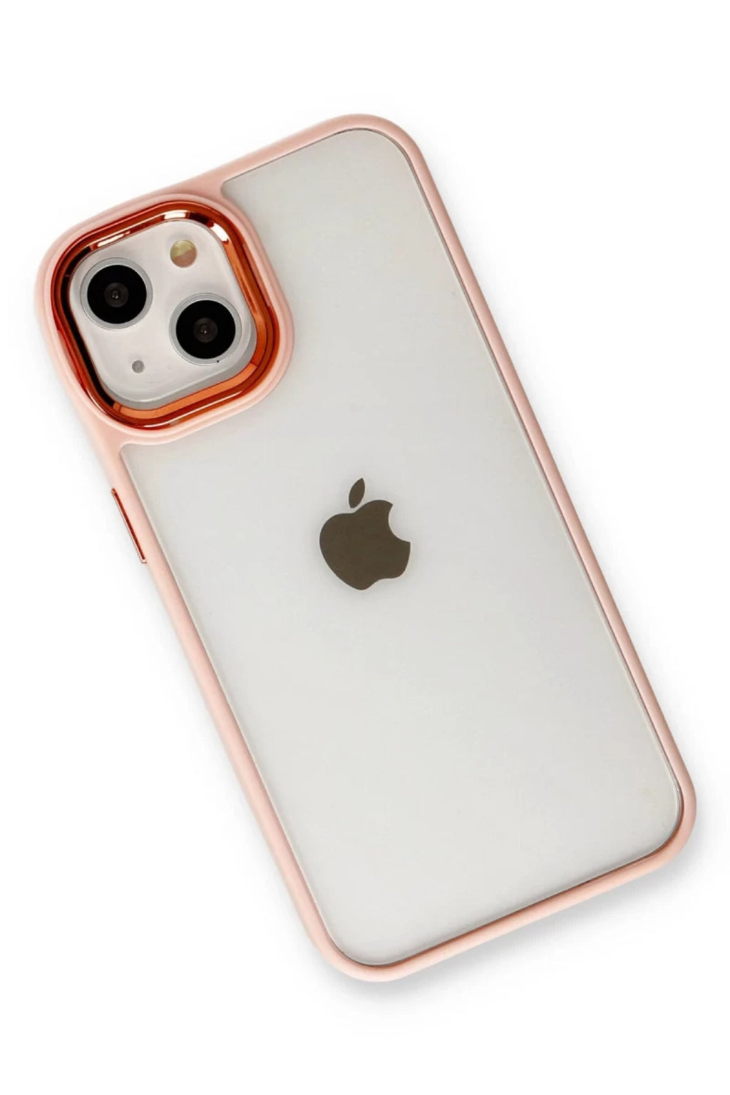 Apple iPhone 14 Plus Uyumlu Kılıf Dora Kapak - Pudra
