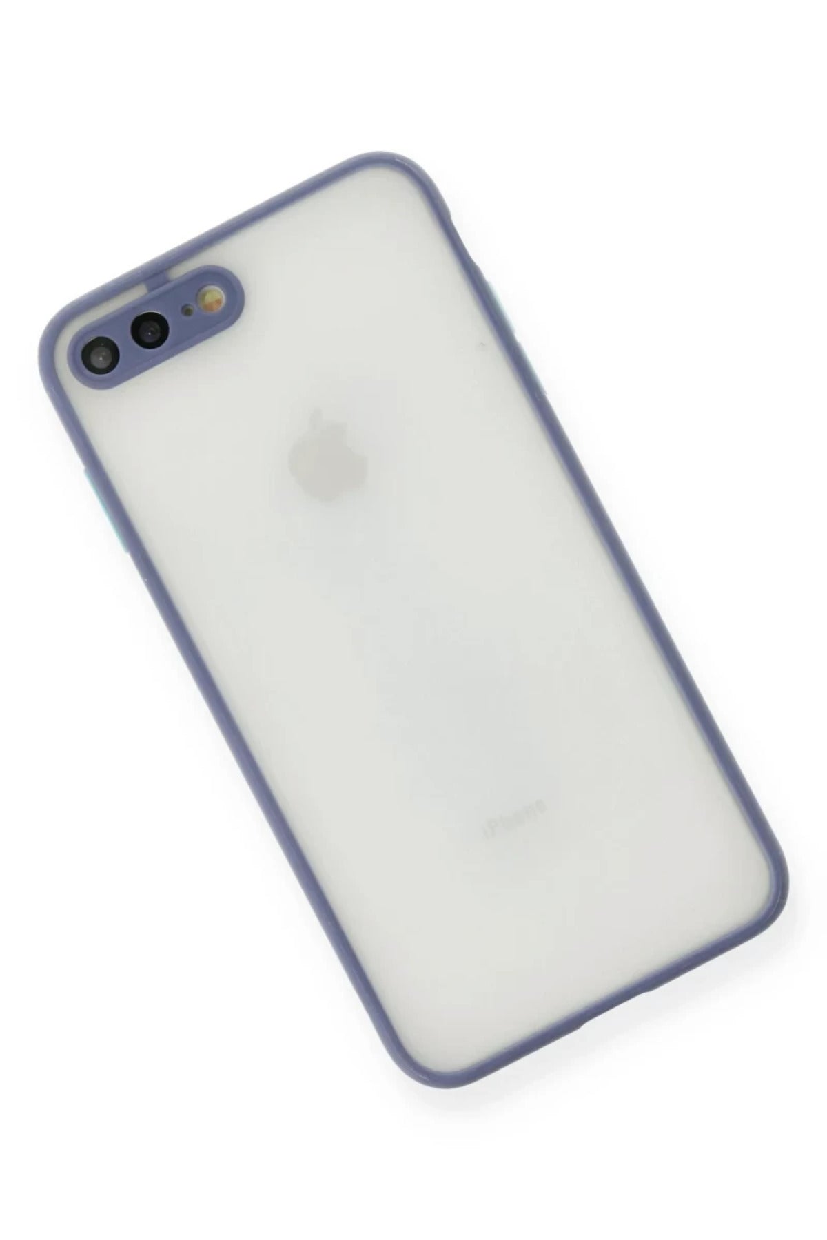 Apple iPhone 7 Plus Uyumlu Kılıf Montreal Silikon Kapak - Gri