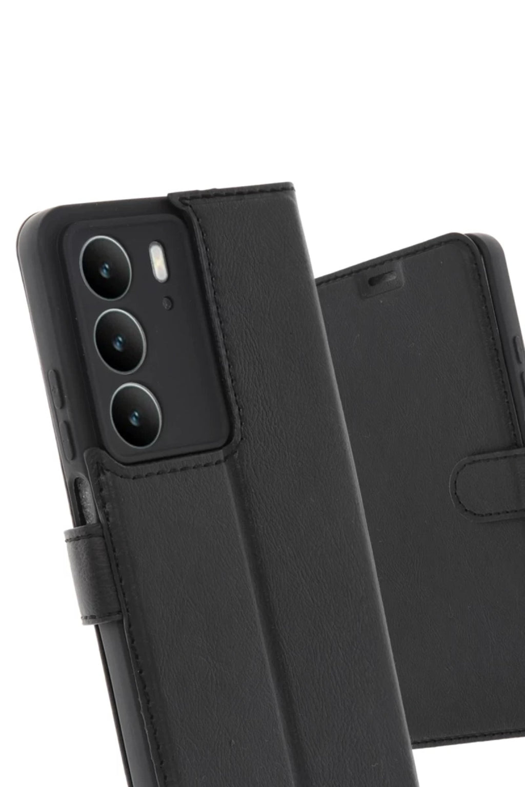 Realme C75 4G Uyumlu Trend S Plus Kapaklı Kılıf - Siyah