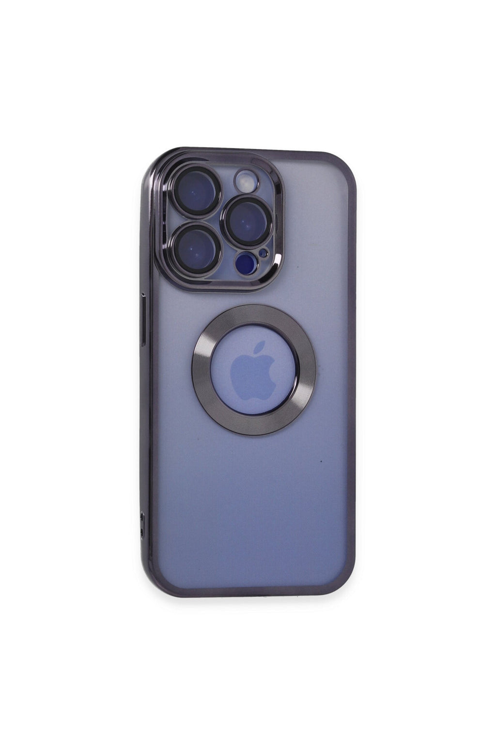 Apple iPhone 15 Pro Max Uyumlu Kılıf Slot Silikon - Mor