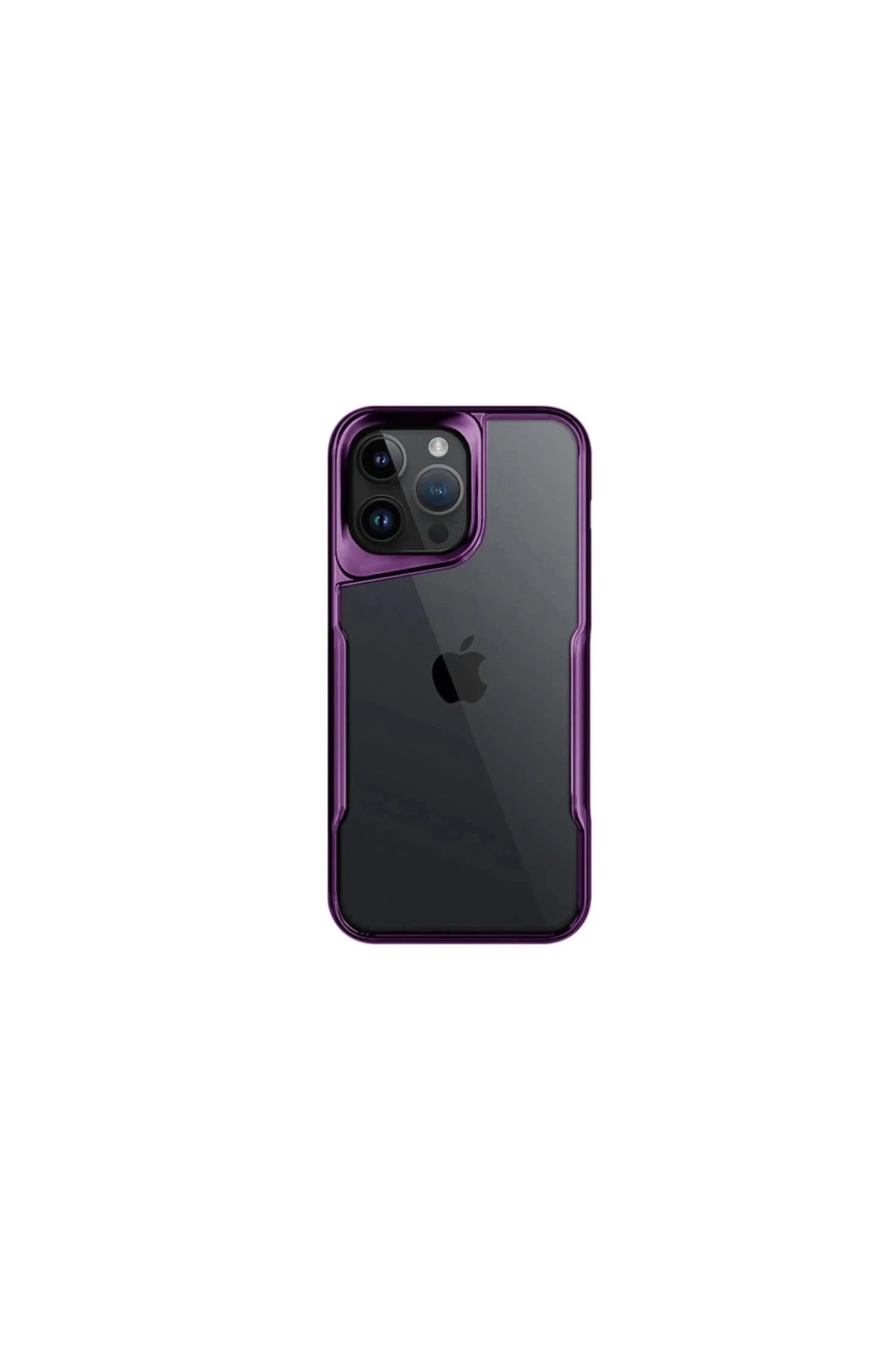 Apple iPhone 16 Pro Max Uyumlu Kılıf Boyi Silikon Kapak - Derin Mor