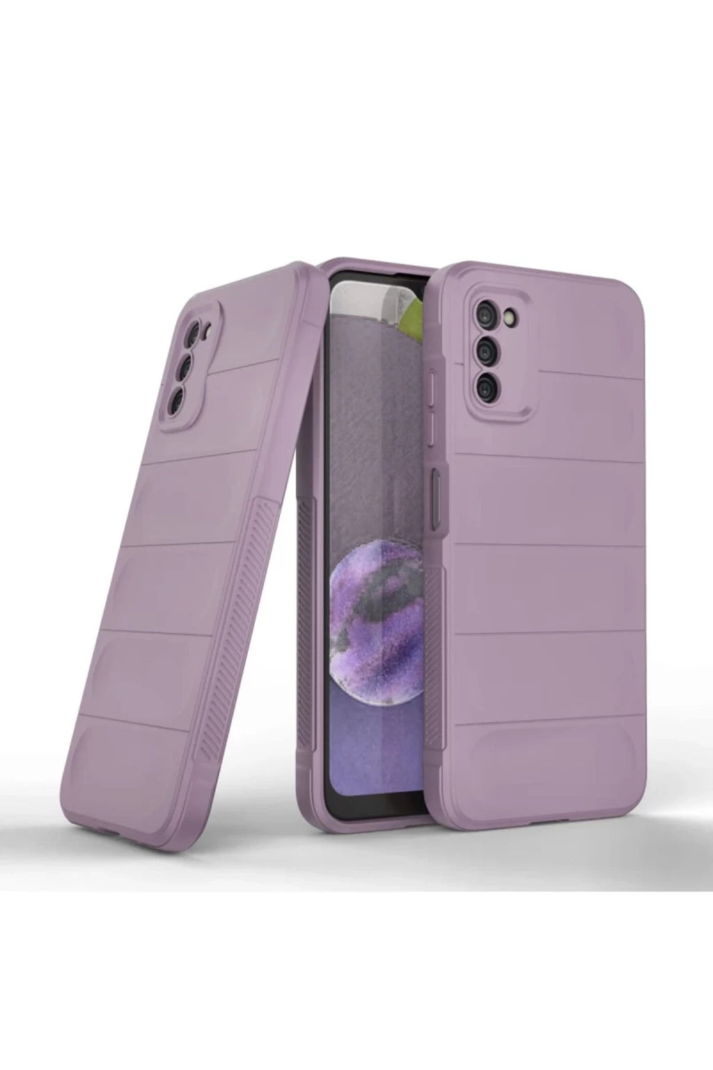 Samsung Galaxy A03S Uyumlu Kılıf Optimum Silikon - Mor