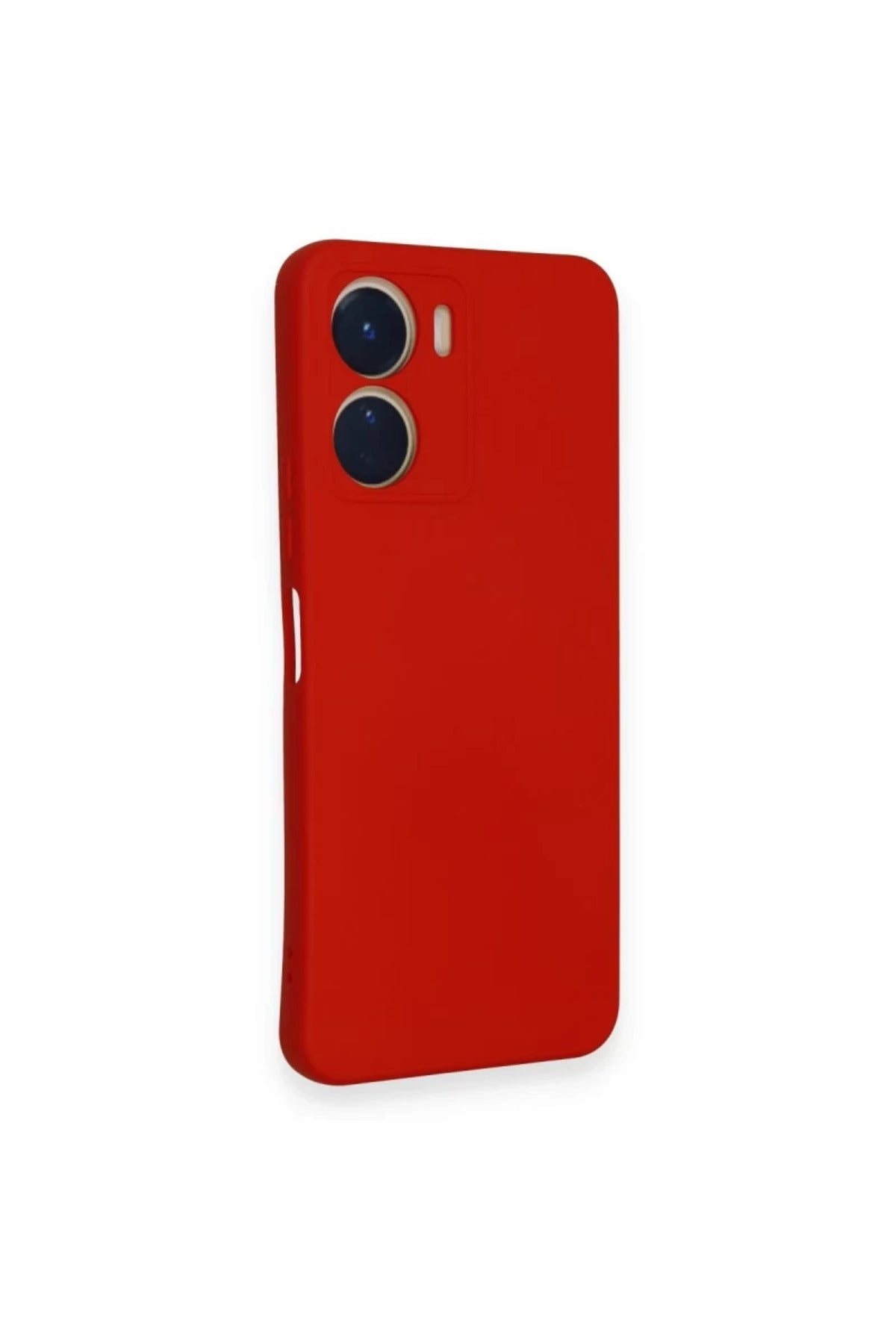 Vivo Y16 Uyumlu Kılıf Nano içi Kadife Silikon - Kırmızı