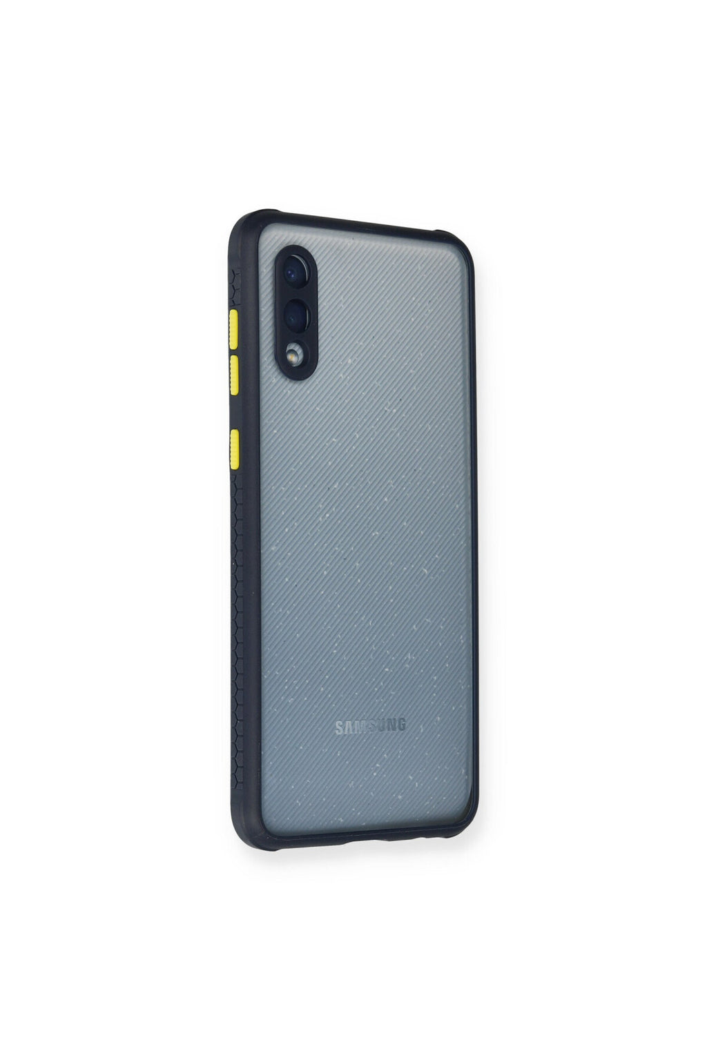 Samsung Galaxy A02 Uyumlu Kılıf Miami Şeffaf Silikon - Lacivert