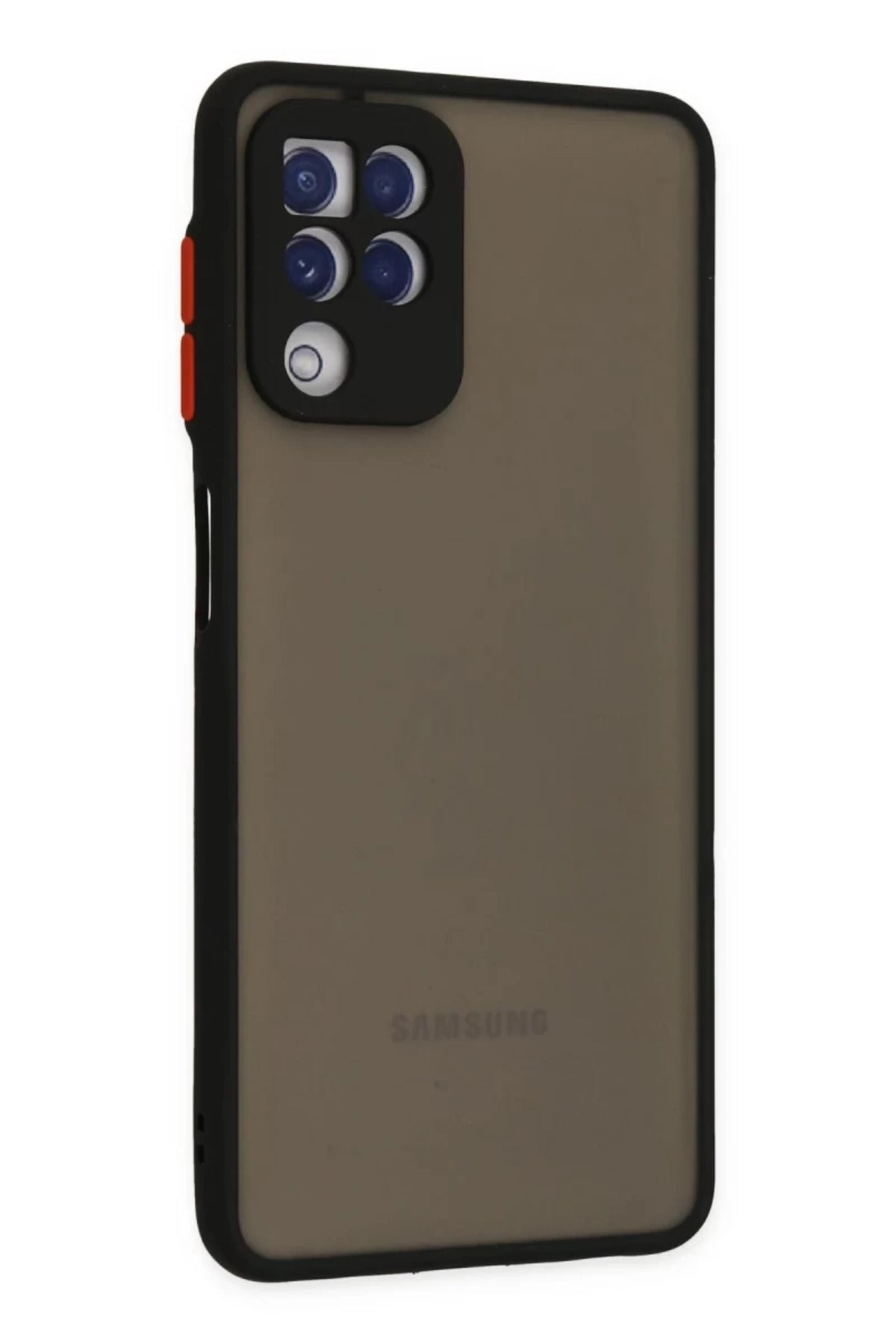 Samsung Galaxy A22 Uyumlu Kılıf Montreal Silikon Kapak - Siyah