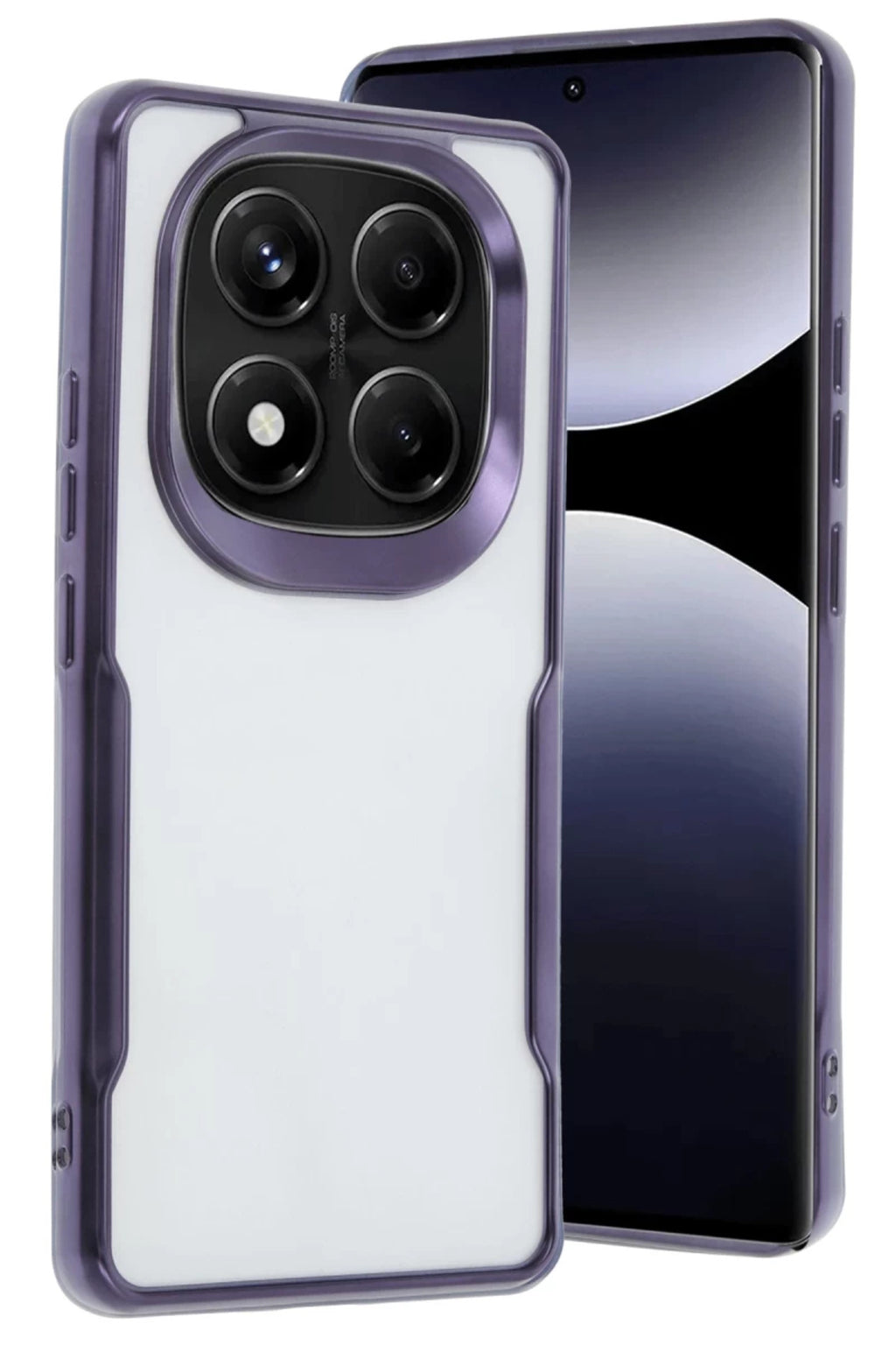 Xiaomi Redmi Note 14 Pro 5G Uyumlu Kılıf Boyi Silikon Kapak - Derin Mor