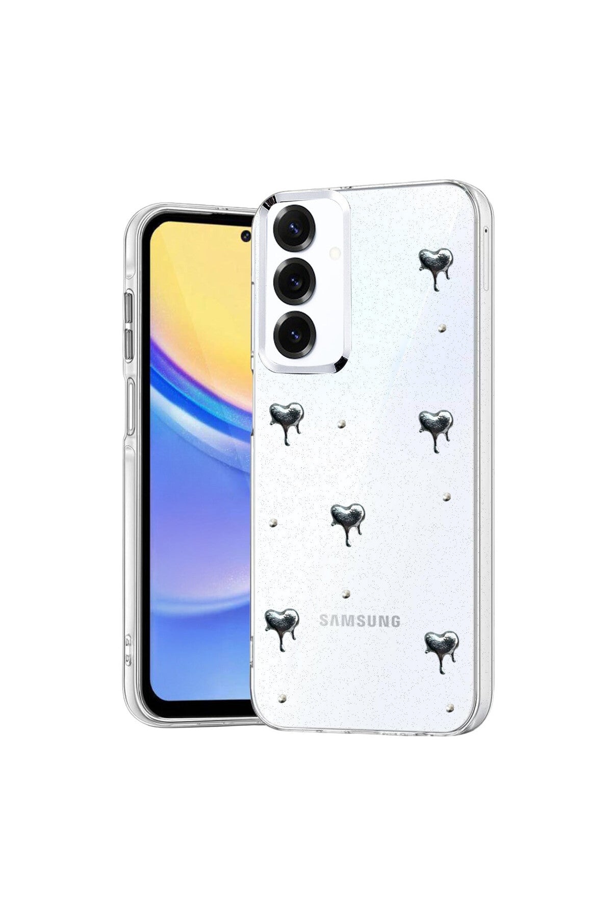 Samsung Galaxy S25 Uyumlu Fiyonk Desenli Kapak - Desen 1