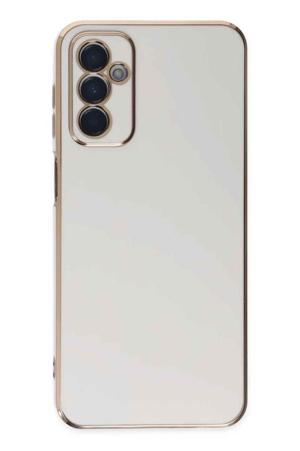 Samsung Galaxy M23 Uyumlu Kılıf Volet Silikon - Beyaz