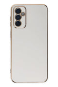 Samsung Galaxy M23 Uyumlu Kılıf Volet Silikon - Beyaz