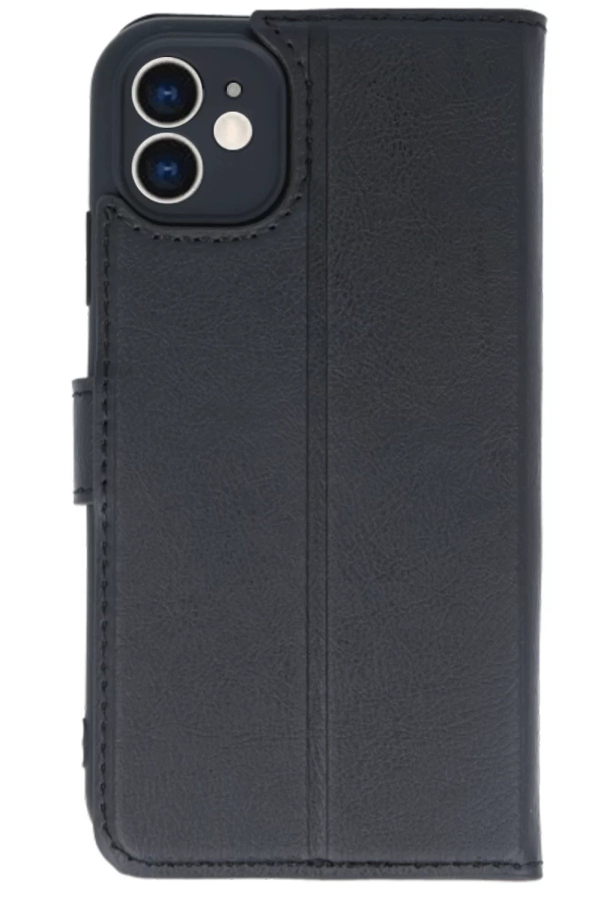 Apple iPhone 11 Uyumlu Kılıf Trend S Plus Kapaklı Kılıf - Siyah