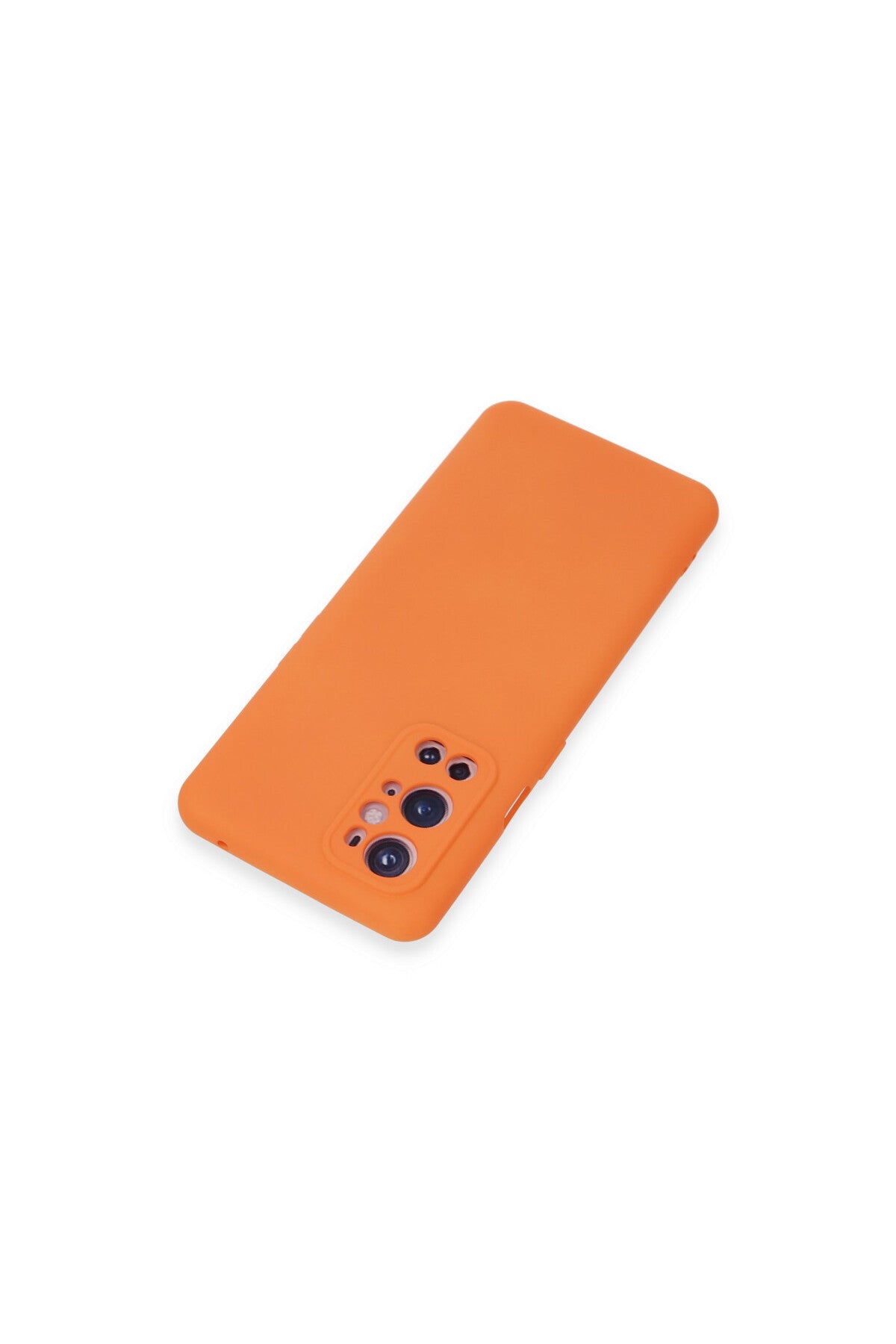 One Plus 9 Pro Kılıf Nano içi Kadife Silikon - Turuncu