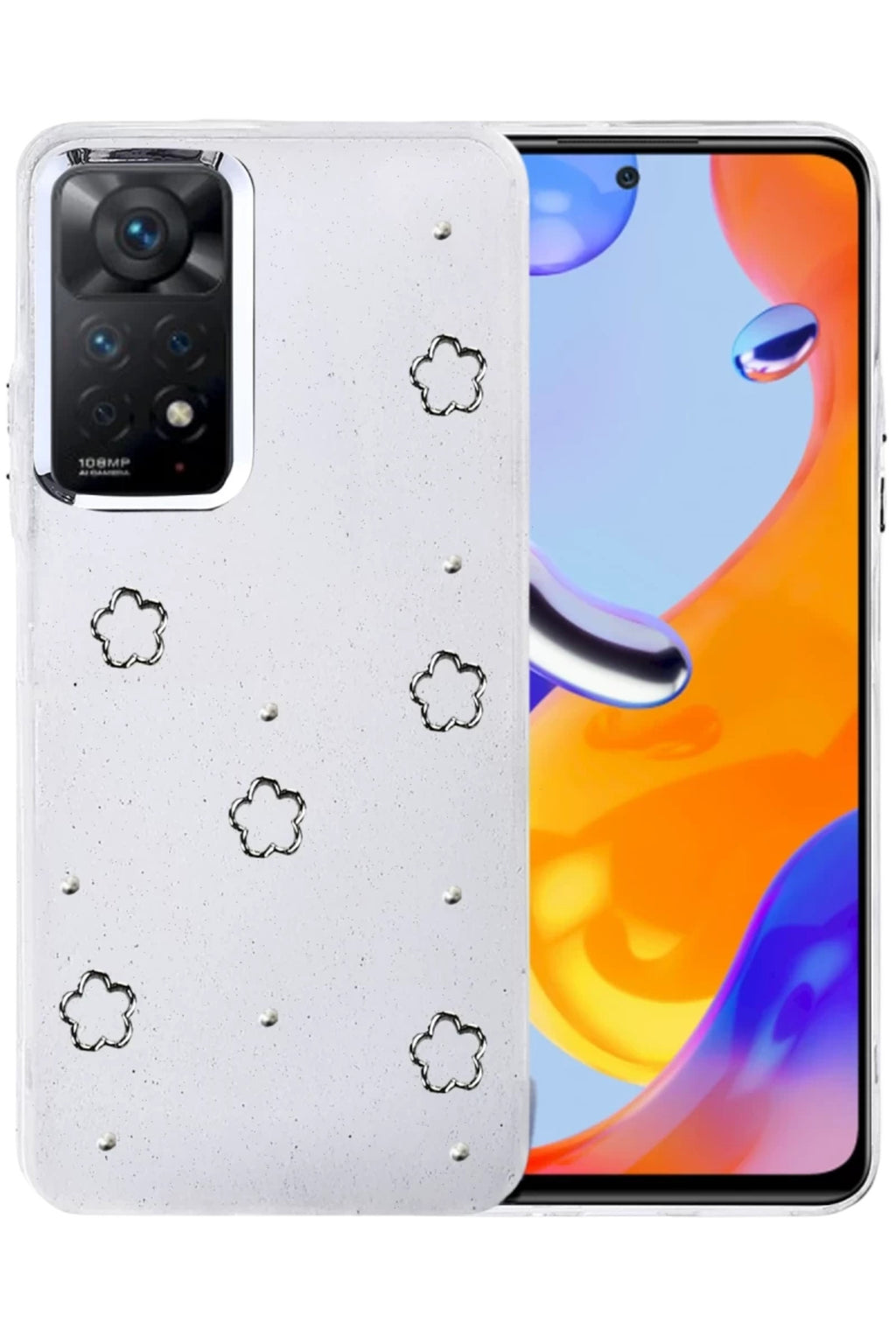 Xiaomi Redmi Note 11 Pro Uyumlu Fiyonk Desenli Kapak - Desen 2