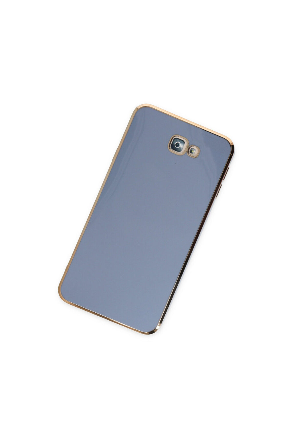 Samsung Galaxy J7 Prime Uyumlu Kılıf Volet Silikon - Mavi