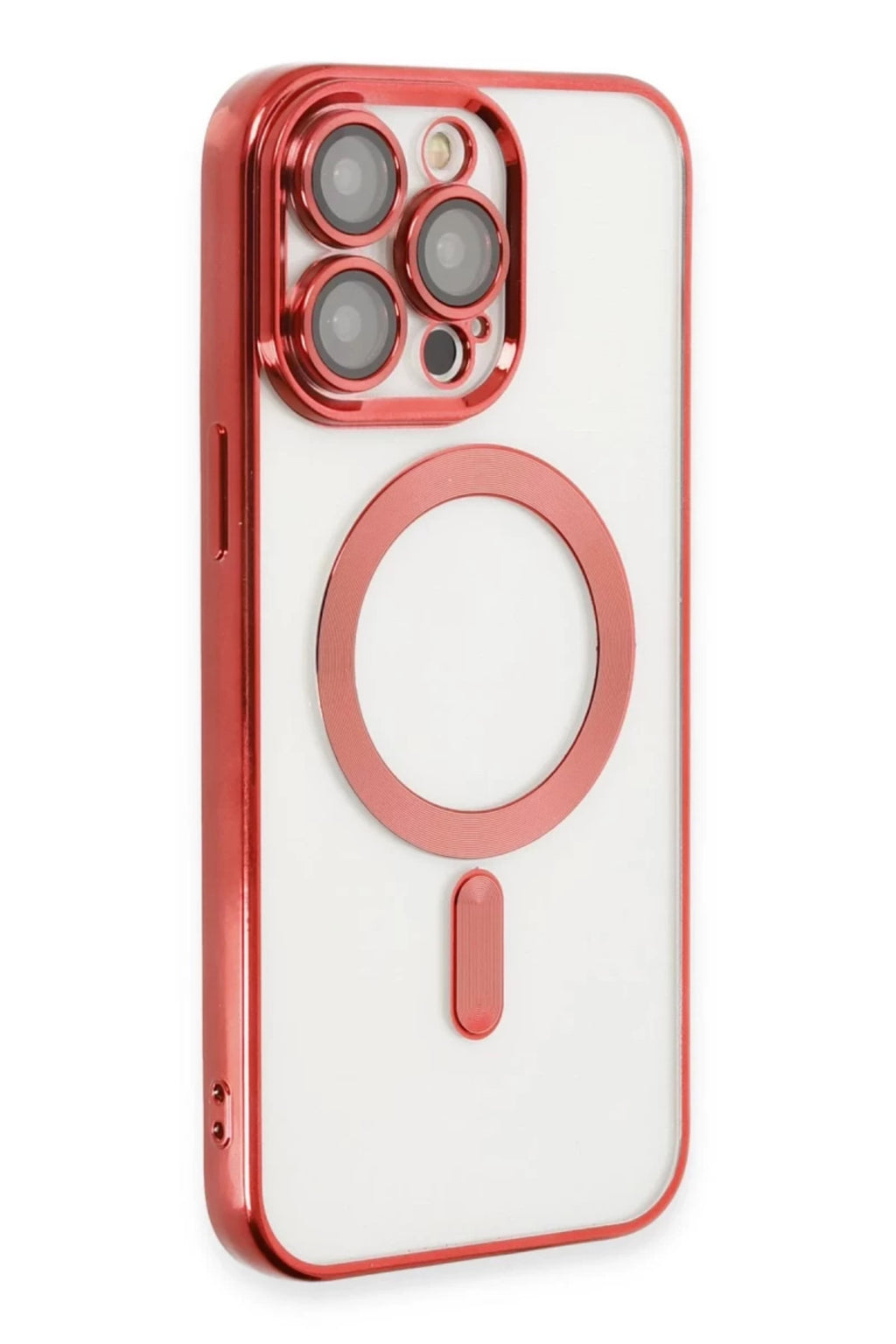 Apple iPhone 15 Pro Uyumlu Kılıf Kross Magneticsafe Kapak - Kırmızı