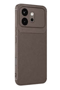 Huawei Honor 600 Uyumlu Auto Focus Karbon Kapak - Gri