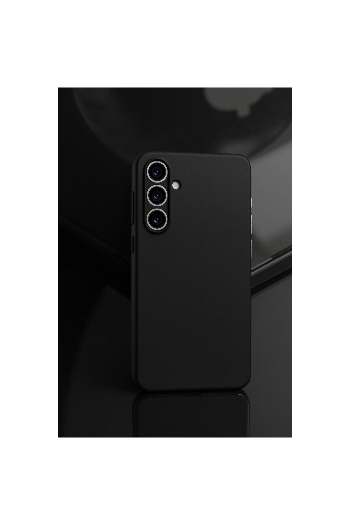 Samsung Galaxy A55 5G Uyumlu Kılıf First Silikon - Siyah