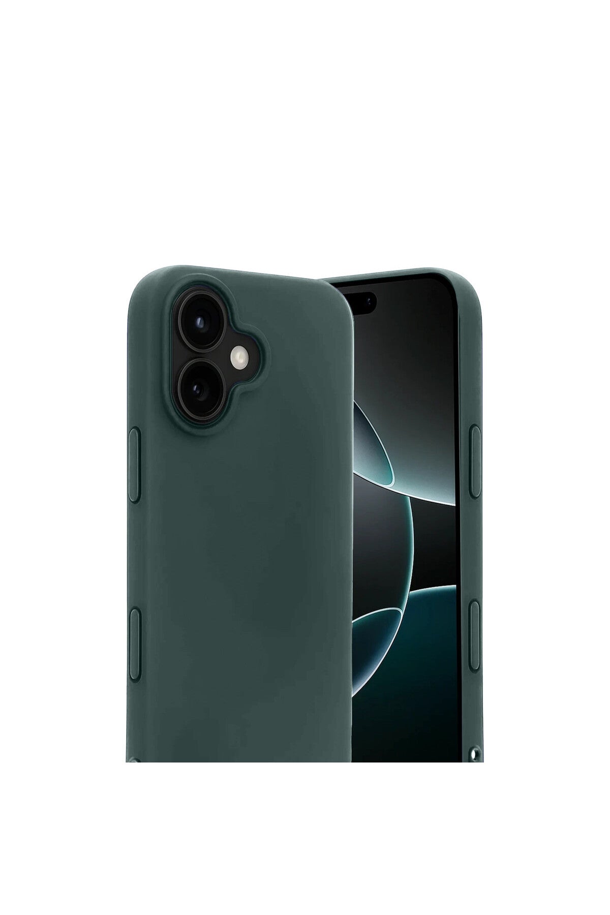 Apple iPhone 17 Uyumlu First Silikon - Koyu Yeşil