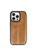 Apple iPhone 15 Pro Max Uyumlu Kılıf Flip Cover - Taba