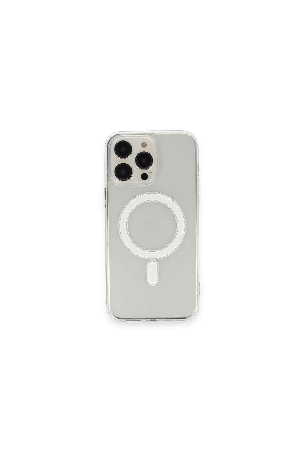 Apple iPhone 13 Pro Max Uyumlu Kılıf Matte Şeffaf Magneticsafe - Şeffaf