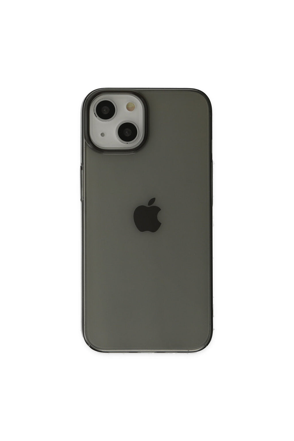 Apple iPhone 14 Plus Uyumlu Kılıf Pc Sert Şeffaf Kapak - Siyah