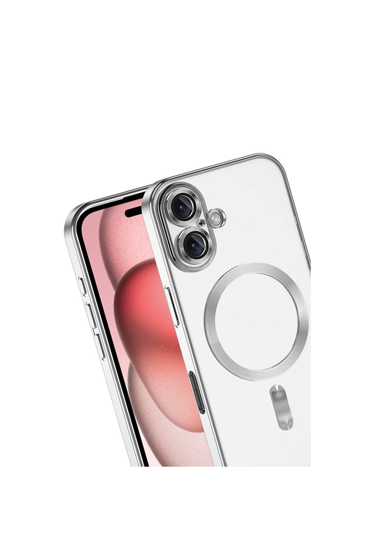 Apple iPhone 17 Uyumlu Kross Magneticsafe Kapak - Gümüş