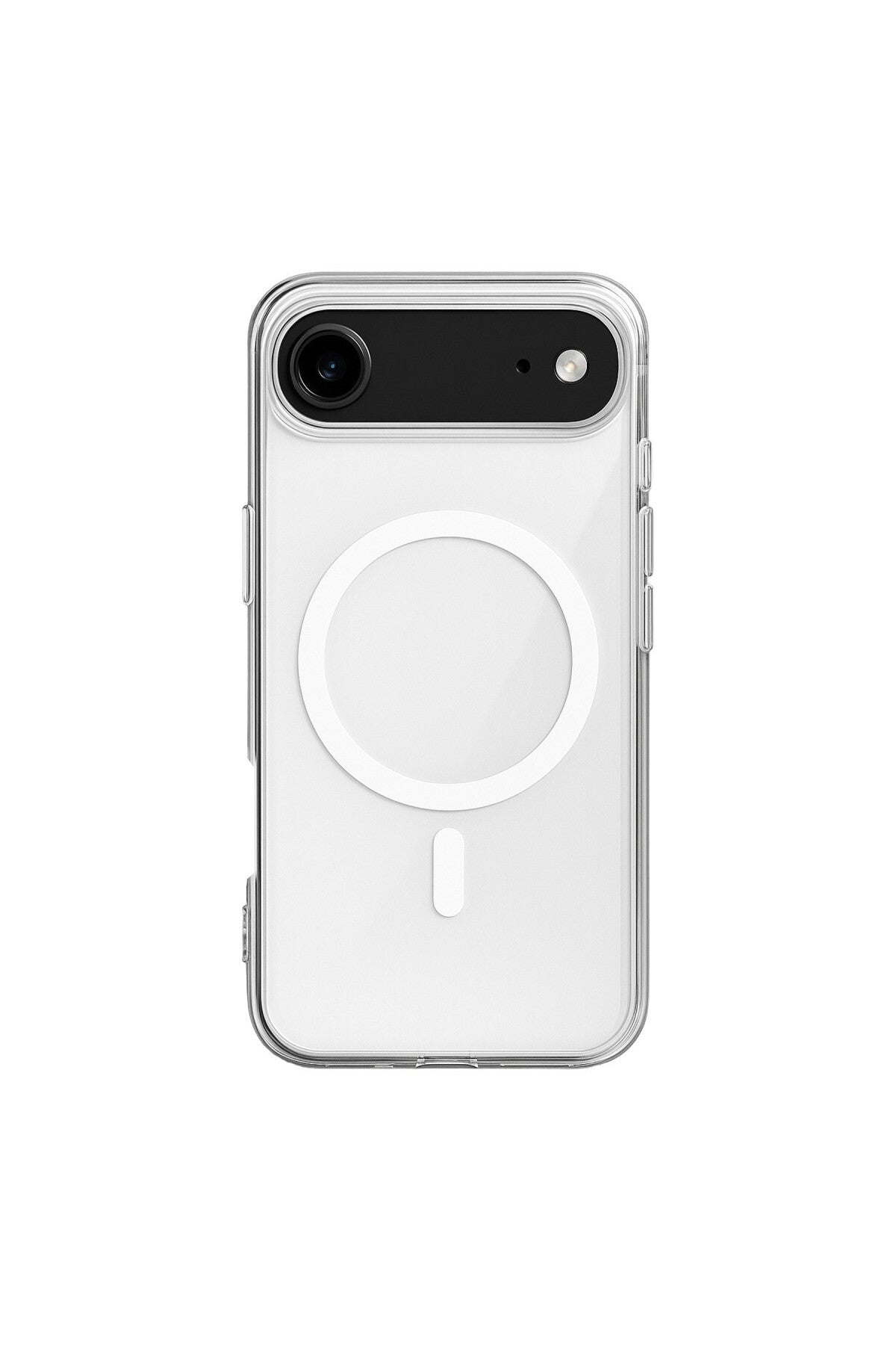 Apple iPhone 17 Air Uyumlu Kılıf Magneticsafe Şeffaf Silikon - Şeffaf