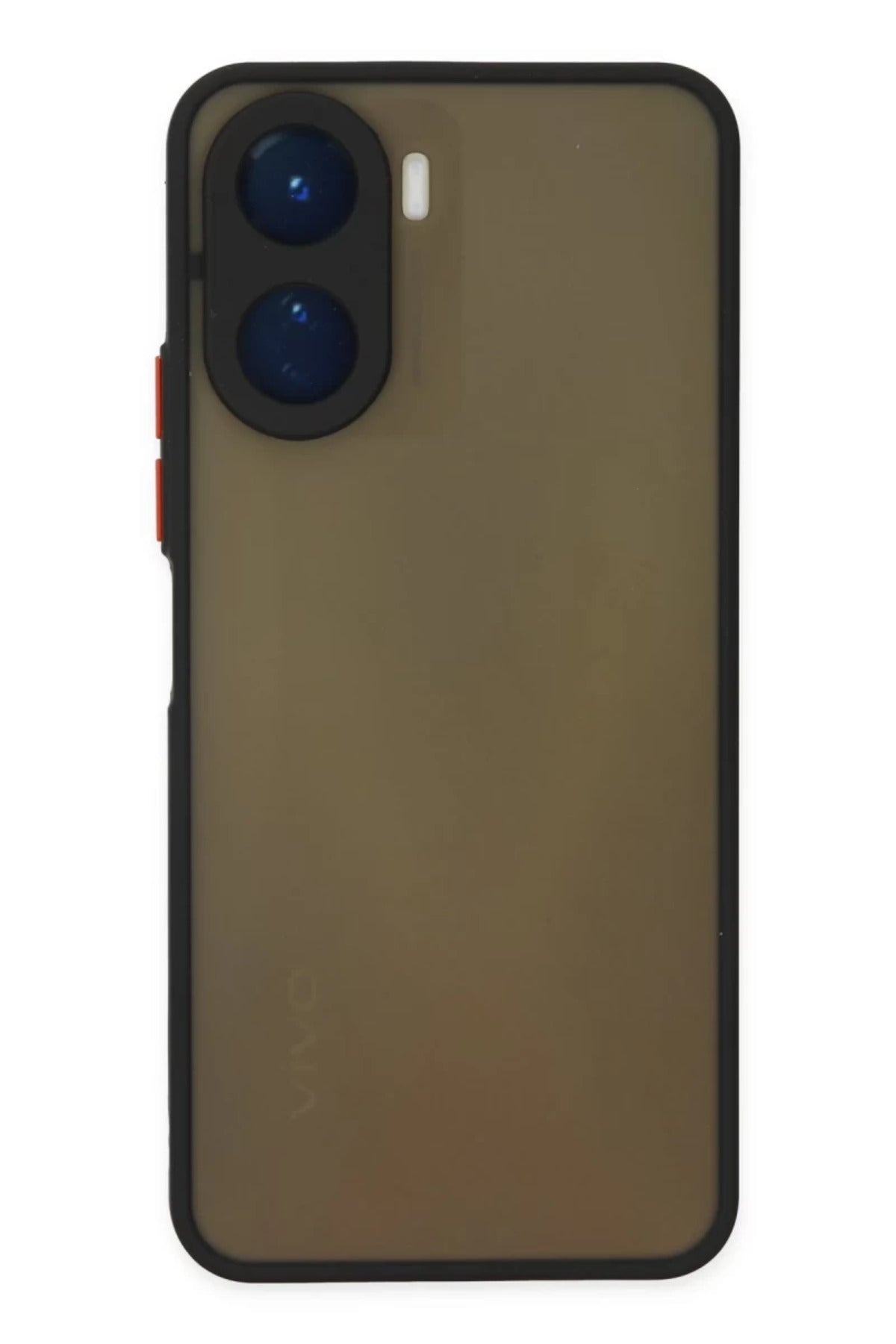 Vivo Y16 Uyumlu Kılıf Montreal Silikon Kapak - Siyah