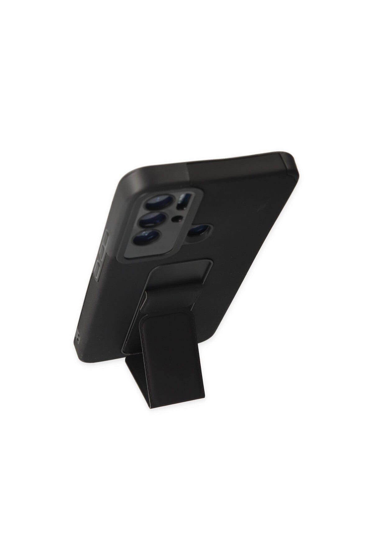 Tecno Pova Neo Kılıf Mega Standlı Silikon - Siyah
