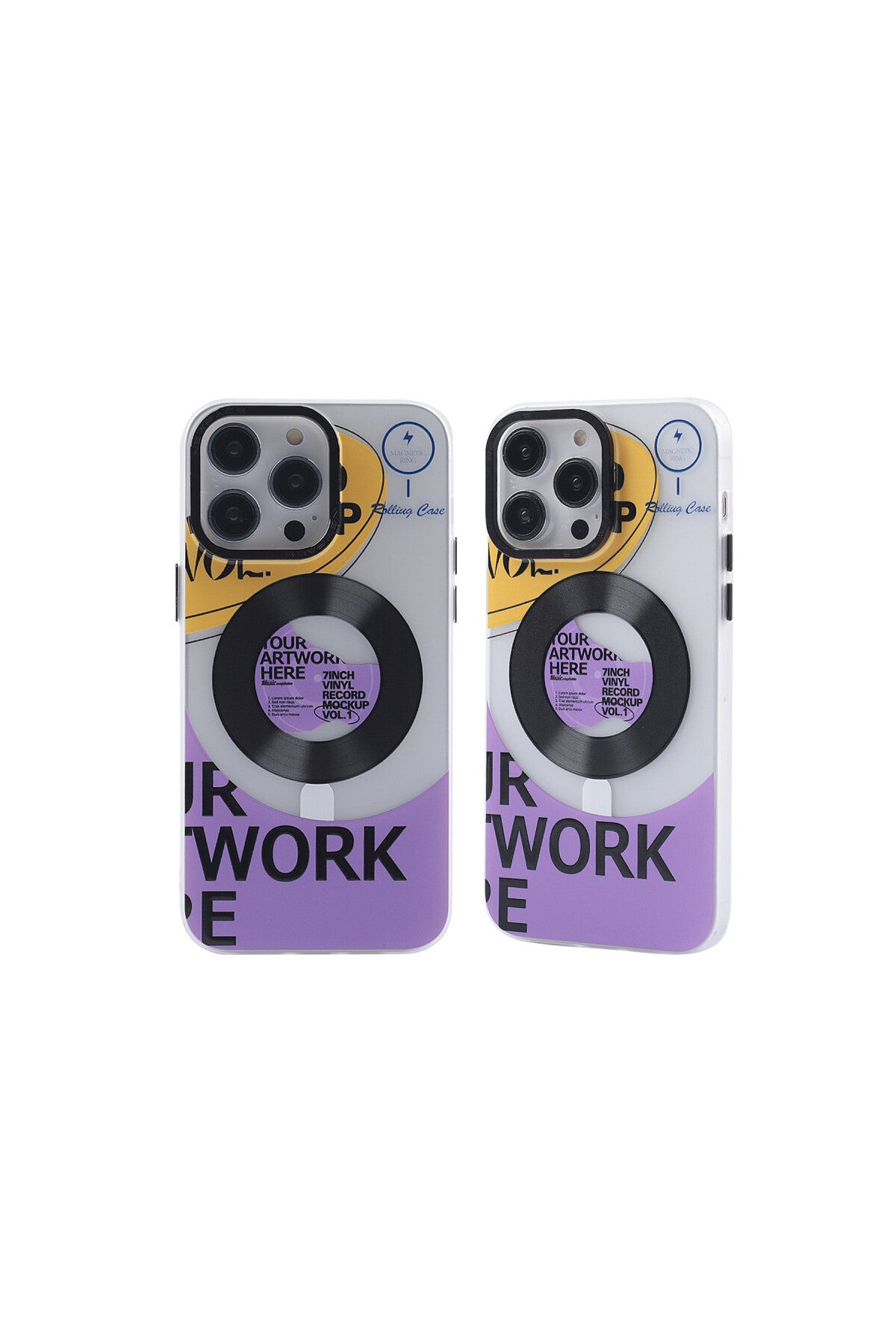 Apple iPhone 12 Pro Max Uyumlu Kılıf Apollo Magneticsafe Desenli Kapak - Apollo Şeffaf - 6