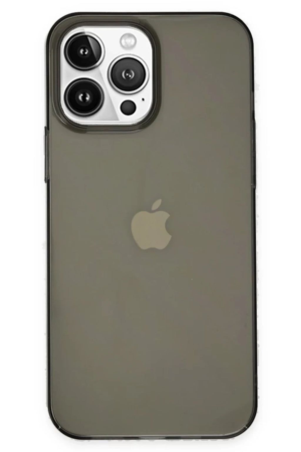 Apple iPhone 14 Pro Uyumlu Kılıf Pc Sert Şeffaf Kapak - Siyah
