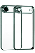 Apple iPhone 17 Air Uyumlu Lensli Silikon - Yeşil