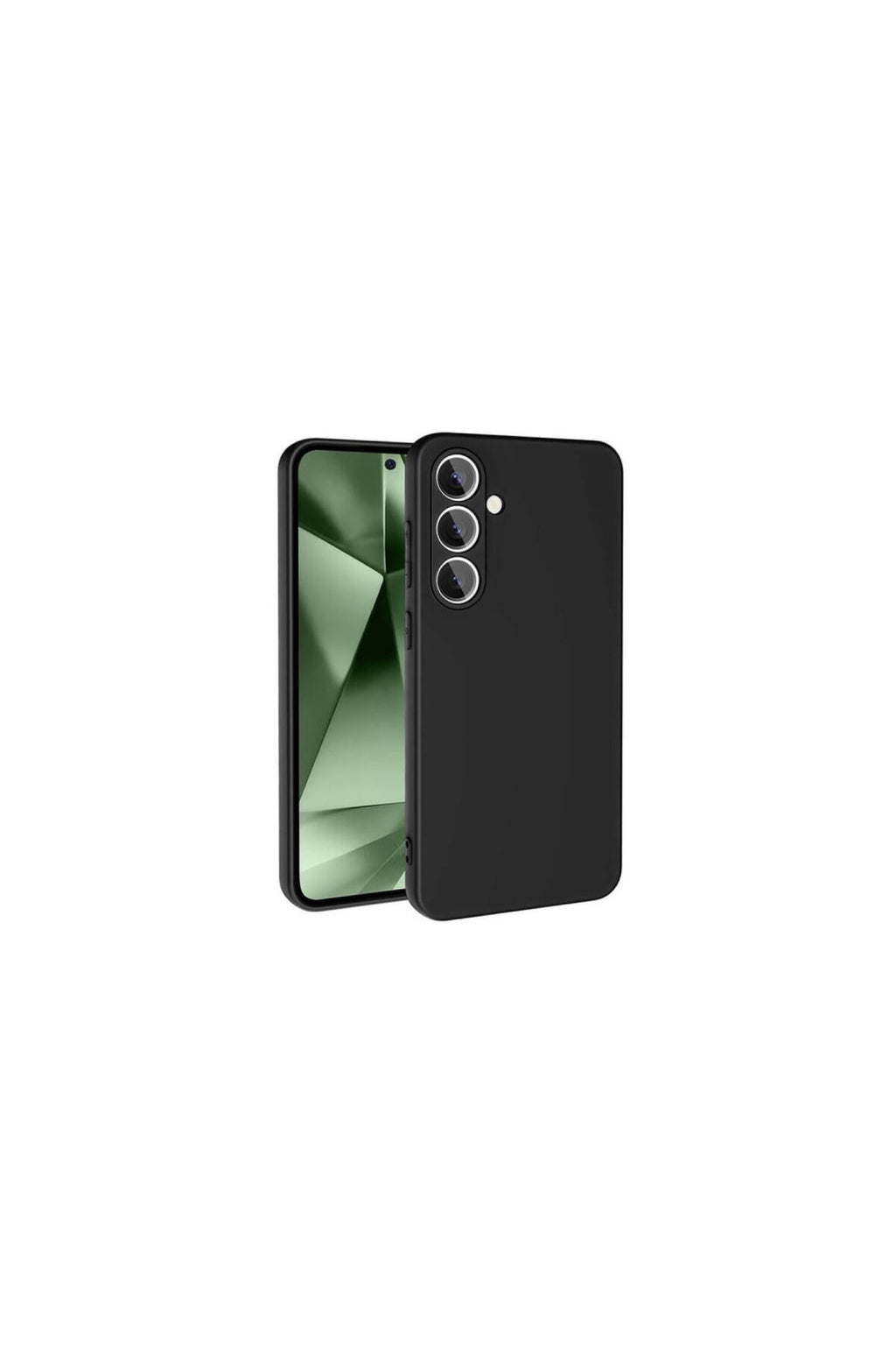 Samsung Galaxy S24 FE Uyumlu Kılıf Nano içi Kadife Silikon - Siyah