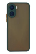 Vivo Y16 Uyumlu Kılıf Montreal Silikon Kapak - Yeşil