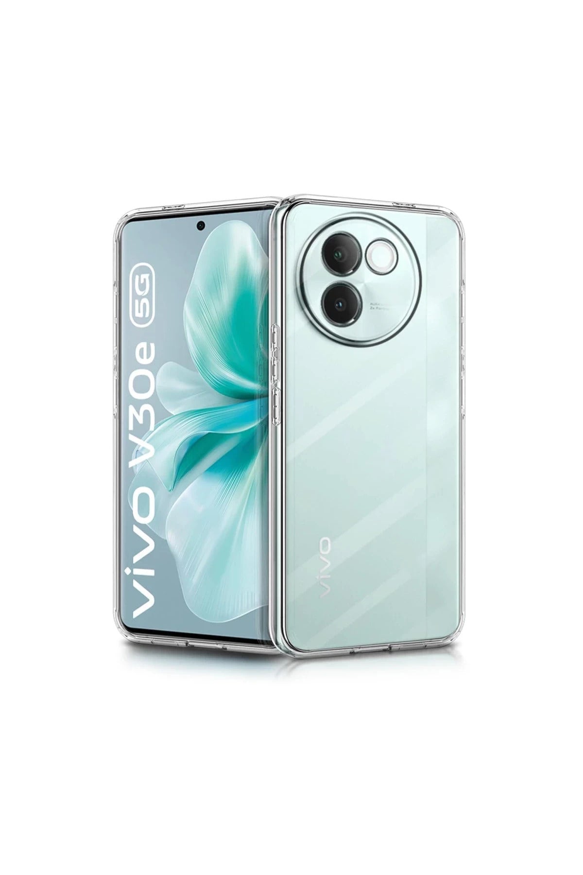 Vivo V30e Uyumlu Kılıf Lüx Şeffaf Silikon