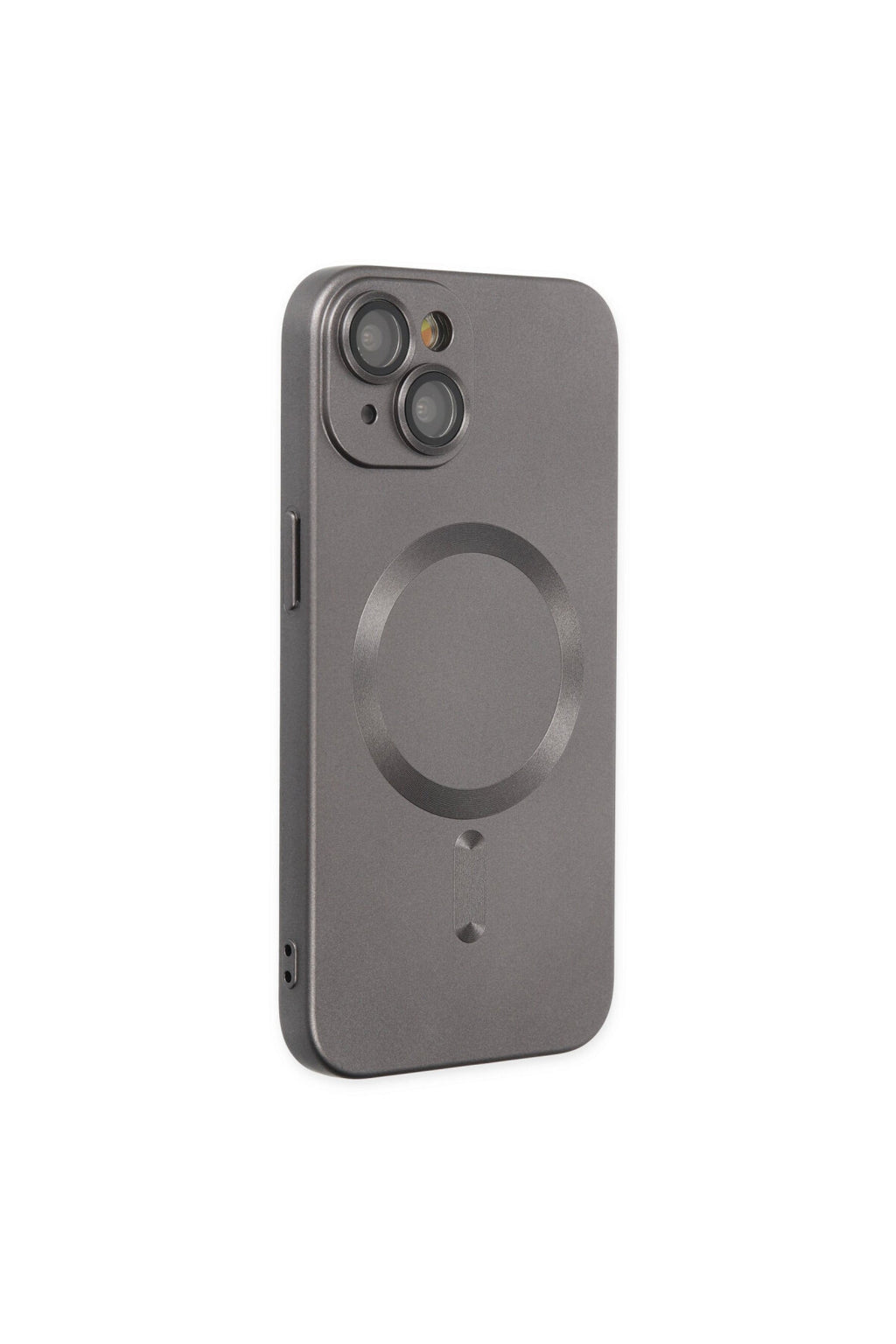 Apple iPhone 14 Plus Uyumlu Kılıf Moshi Lens Magneticsafe Silikon - Füme
