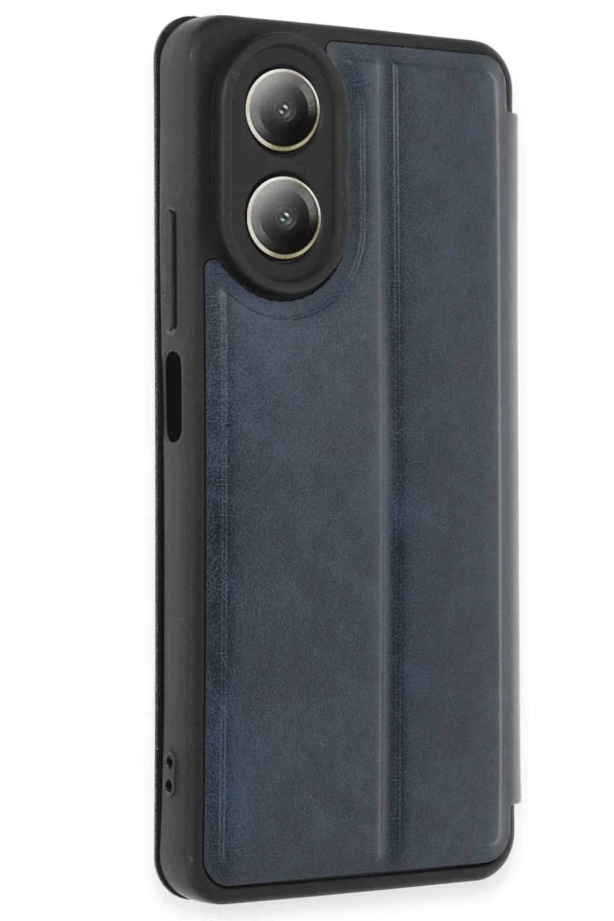 Oppo A38 Uyumlu Kılıf Flip Cover - Lacivert