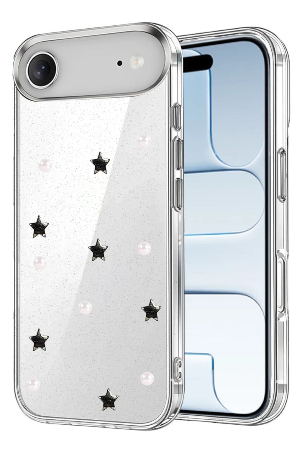 Apple iPhone 17 Air Uyumlu Fiyonk Desenli Kapak - Desen 7