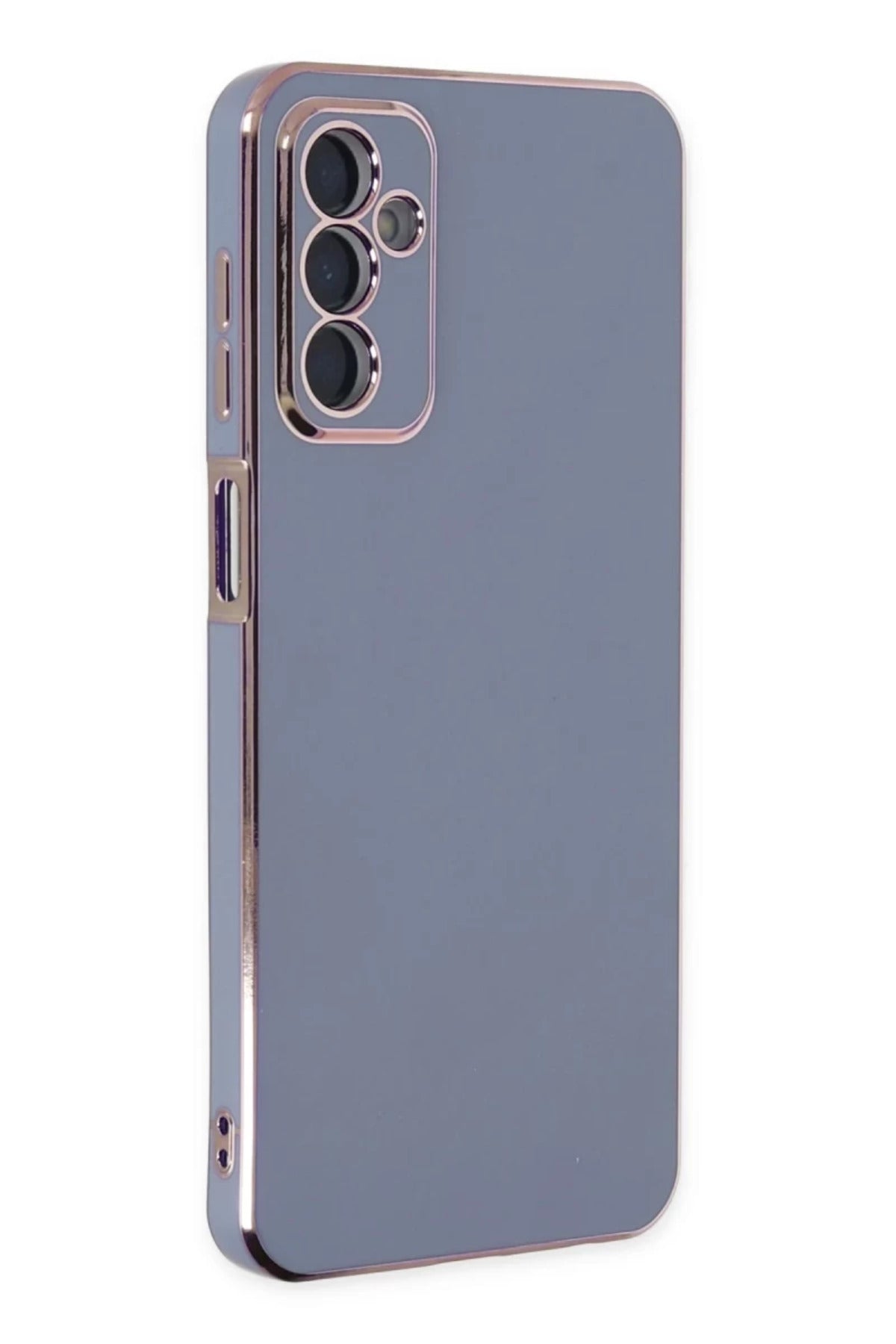 Samsung Galaxy M23 Uyumlu Kılıf Volet Silikon - Mavi