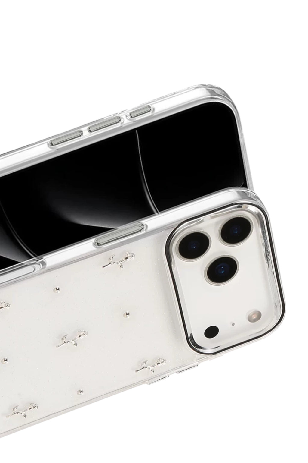 Apple iPhone 17 Pro Uyumlu Fiyonk Desenli Kapak - Desen 4