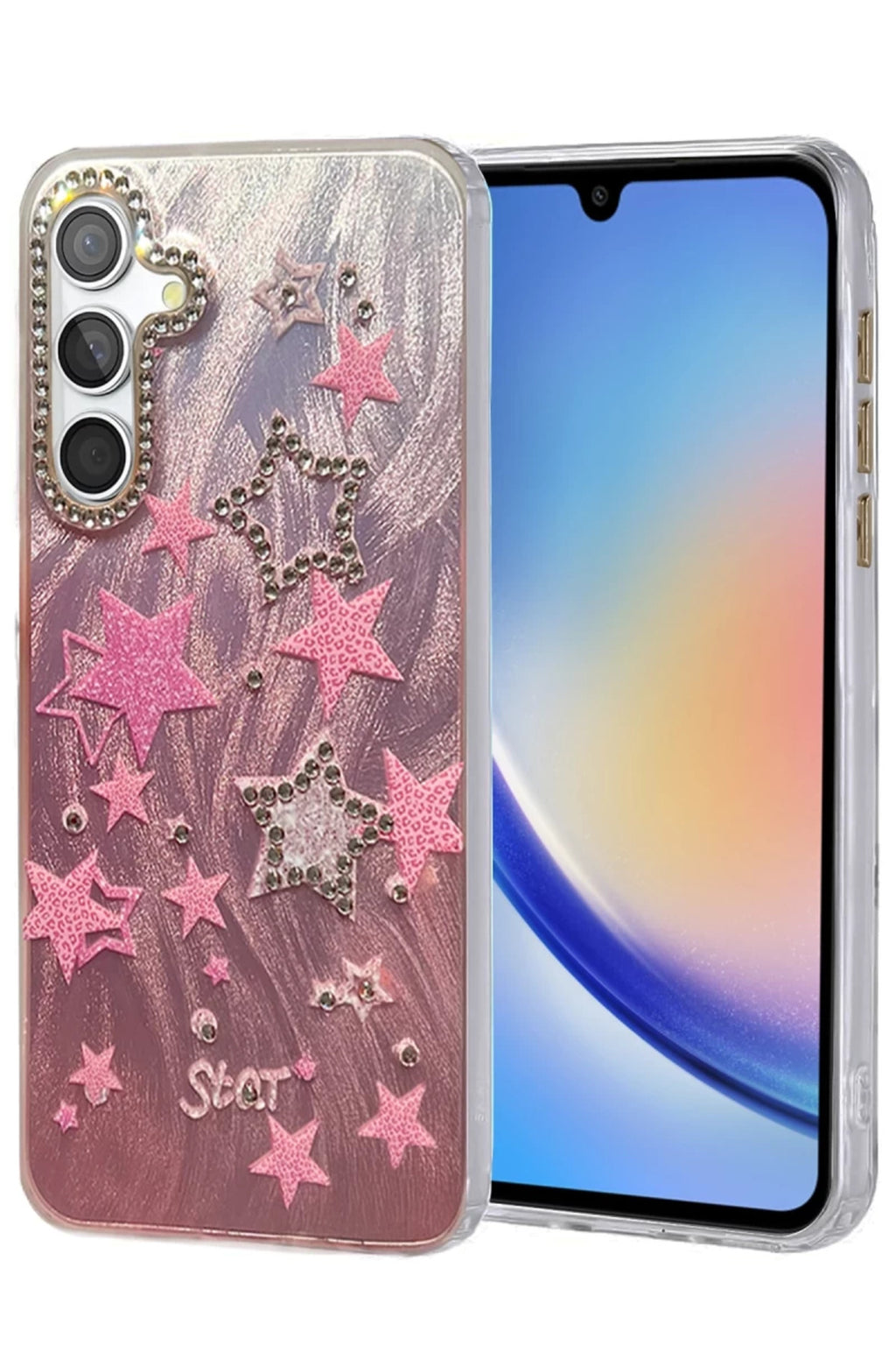 Samsung Galaxy A34 5G Uyumlu Kılıf Blade Aynalı Desenli Kapak - Desen 7