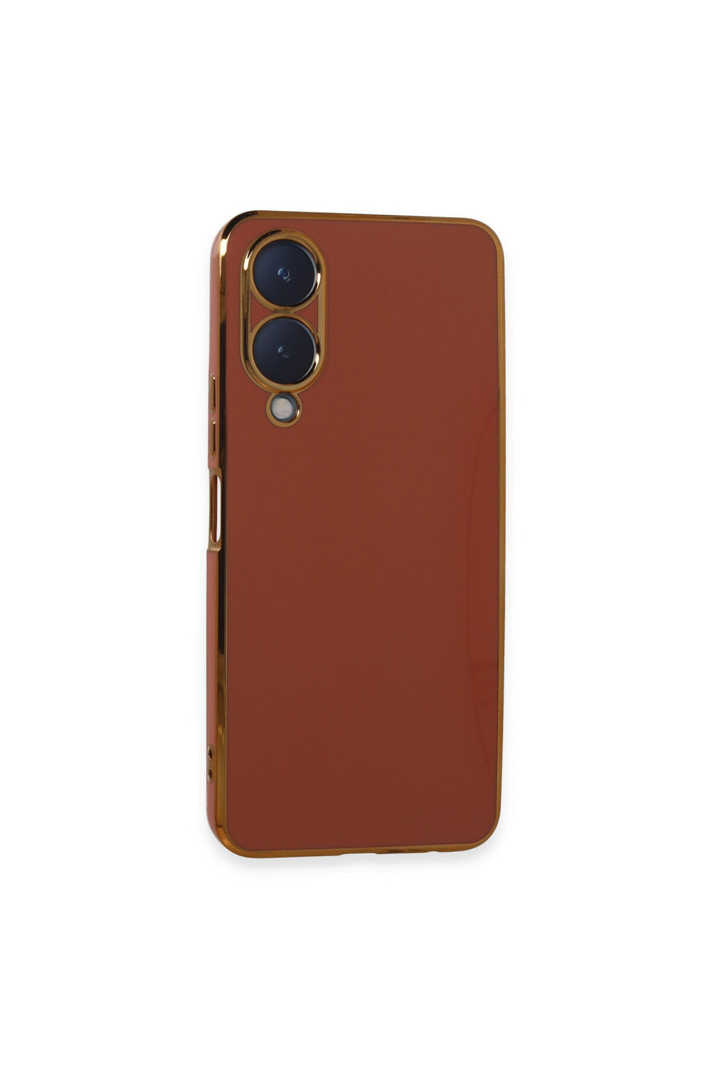 Vivo Y17S Uyumlu Kılıf Volet Silikon - Kırmızı