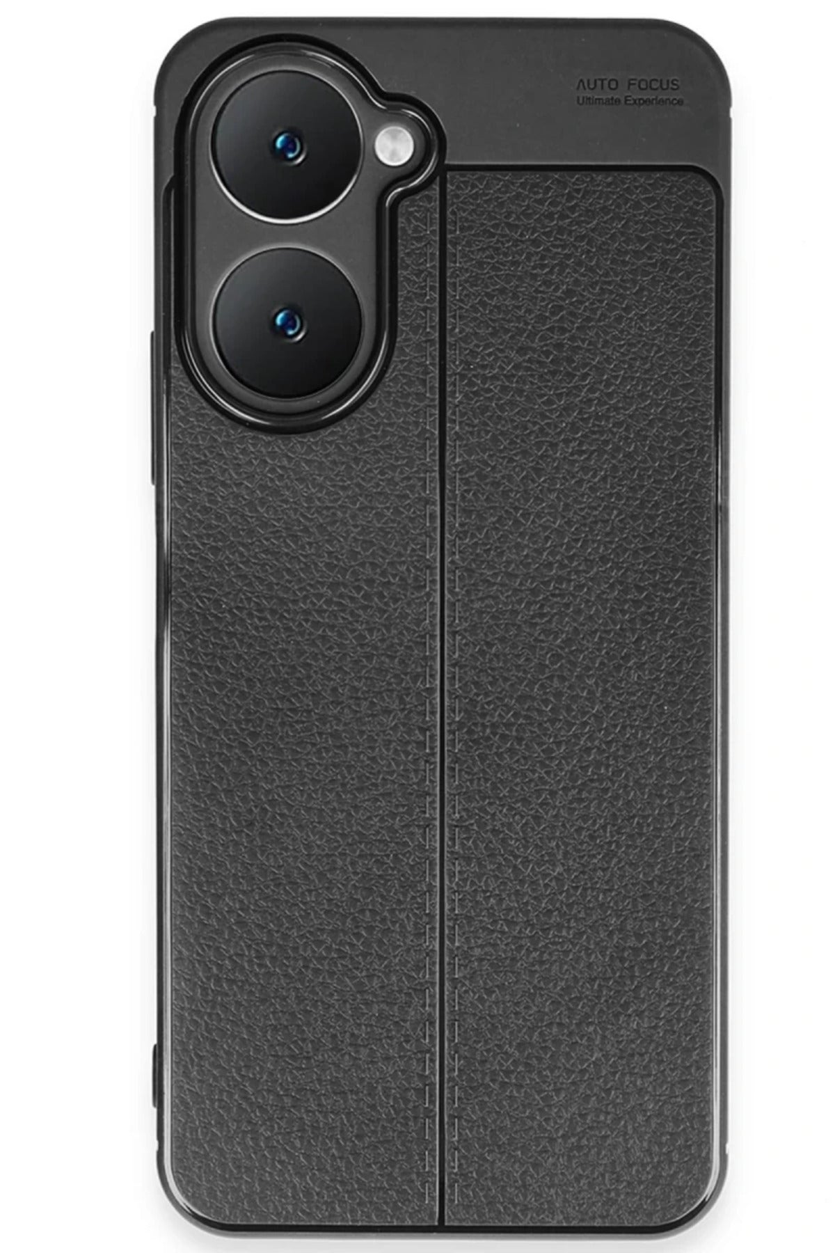 Vivo Y18 Uyumlu Kılıf Auto Focus Kapak - Siyah