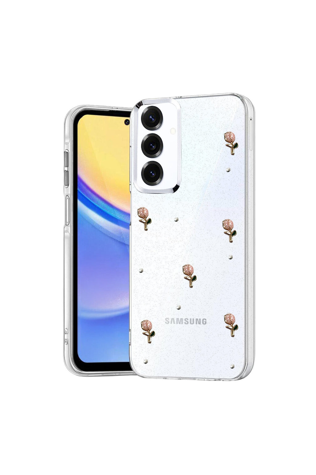 Samsung Galaxy A14 4G Uyumlu Fiyonk Desenli Kapak - Desen 6