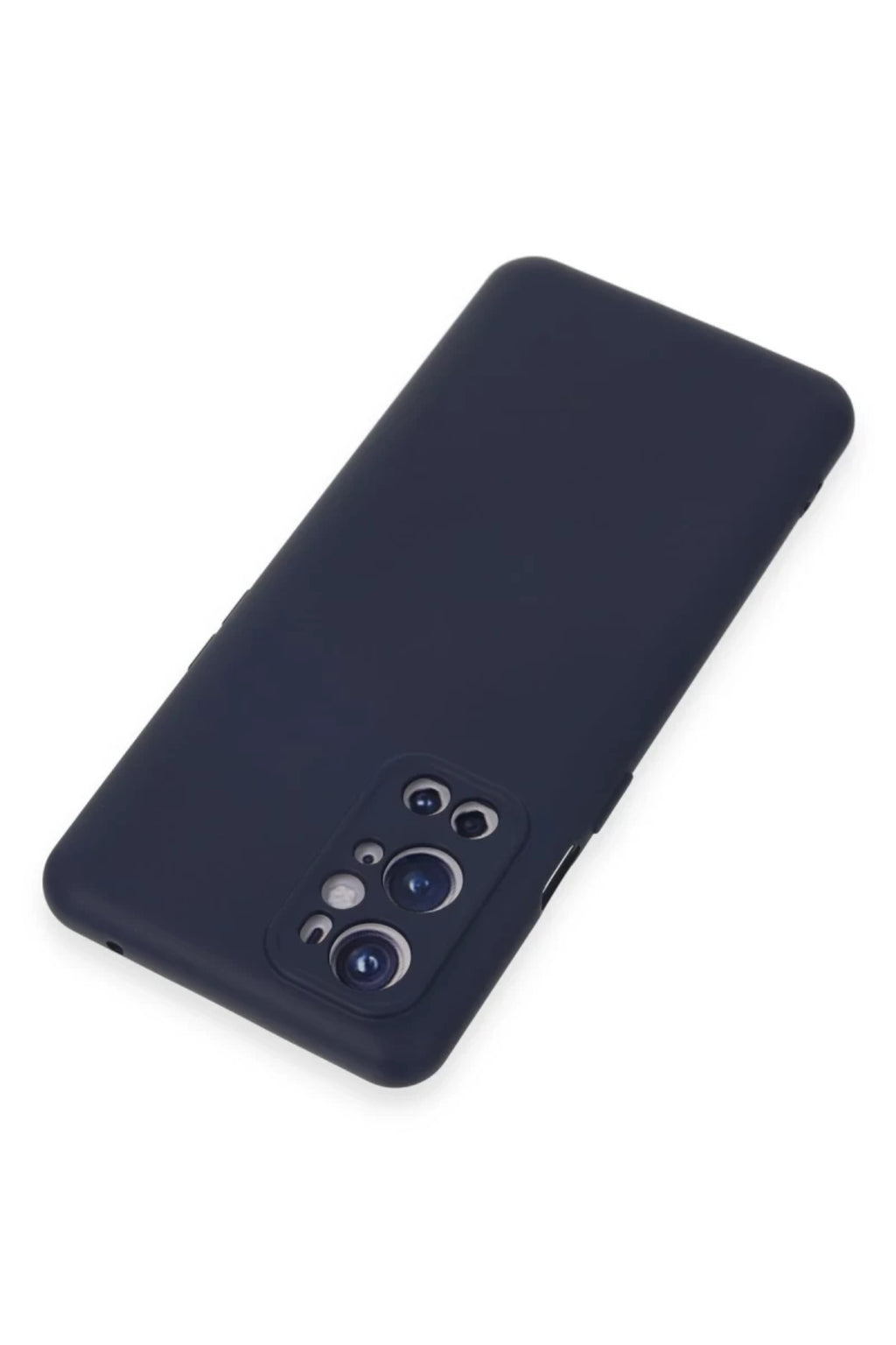 One Plus 9 Pro Kılıf Nano içi Kadife Silikon - Lacivert