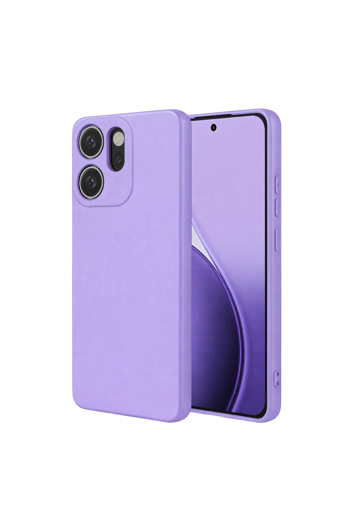 Oppo Reno 14F Uyumlu First Silikon - Lila