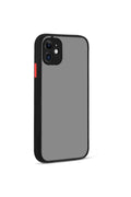 Apple iPhone 12 Uyumlu Kılıf Montreal Silikon Kapak - Siyah