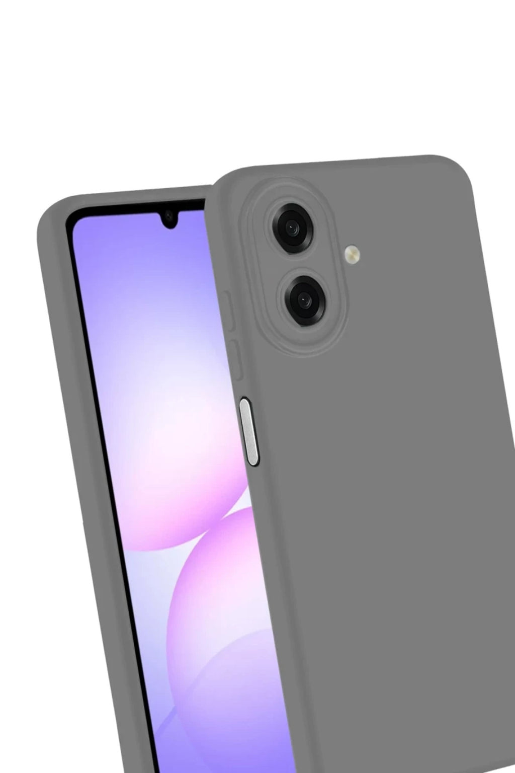 Samsung Galaxy A07 4G Uyumlu First Silikon - Gri