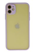 Apple iPhone 11 Uyumlu Kılıf Montreal Silikon Kapak - Mor