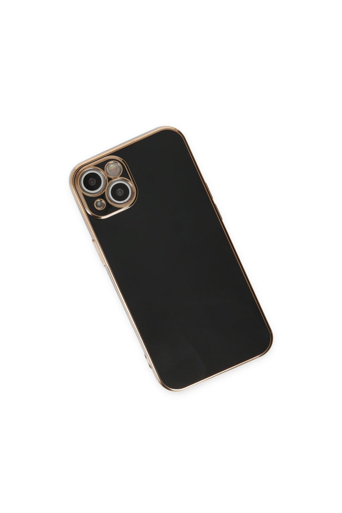 Apple iPhone 15 Uyumlu Kılıf Volet Silikon - Siyah