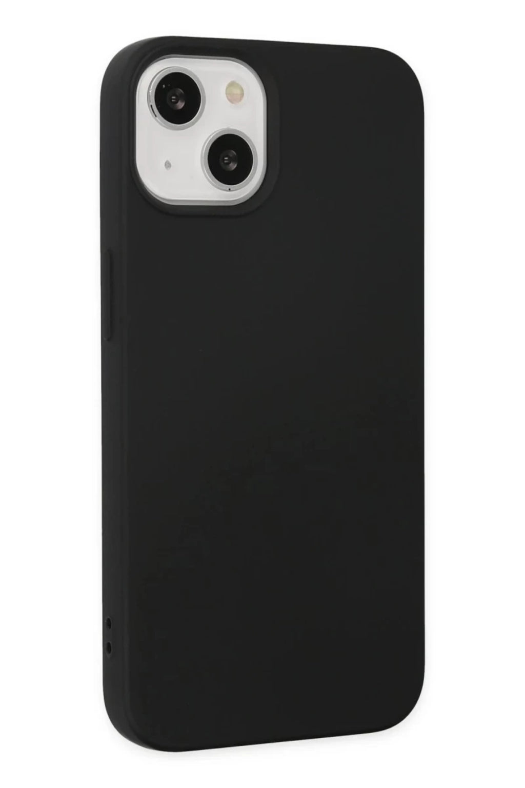Apple iPhone 14 Plus Uyumlu Kılıf Nano içi Kadife Silikon - Siyah